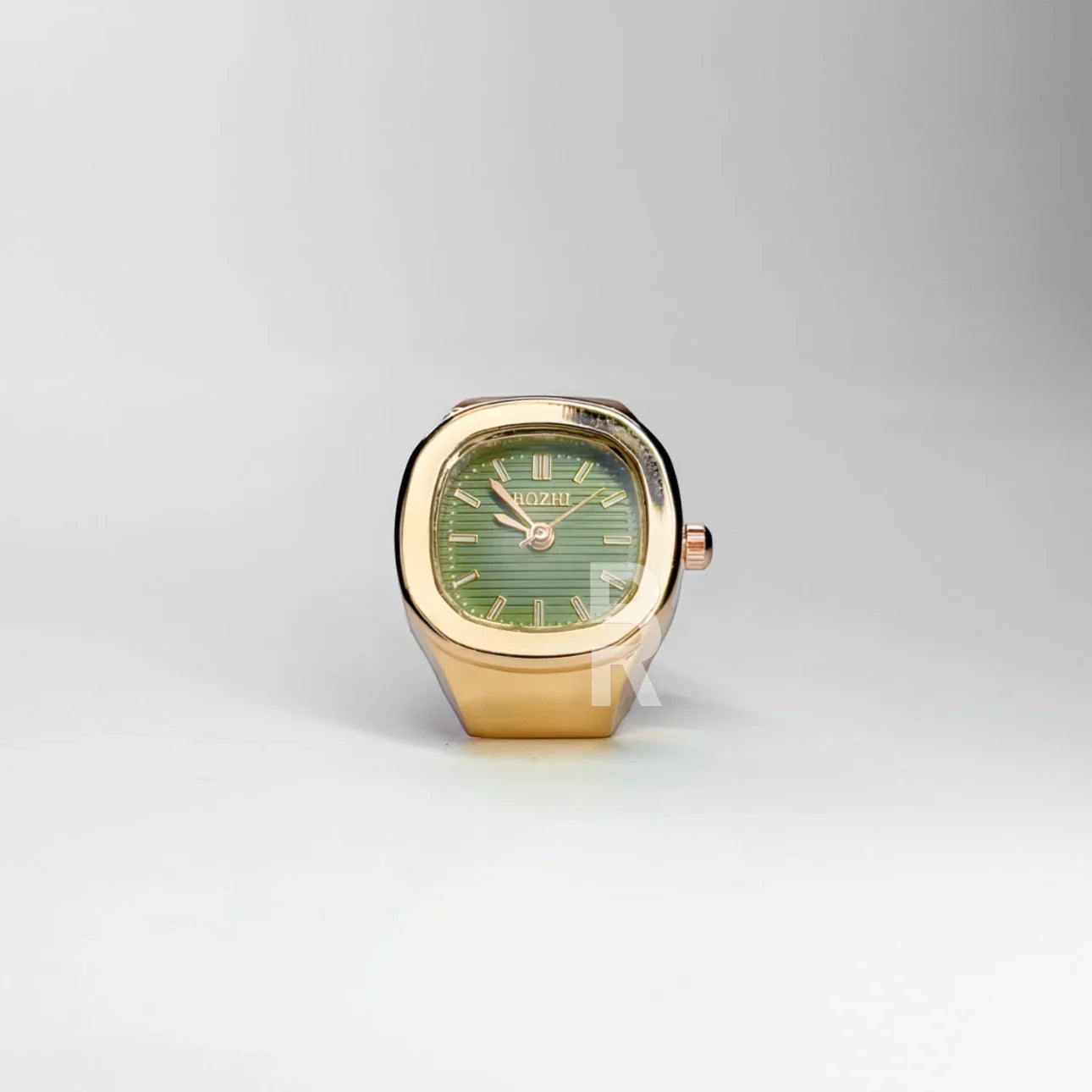 NAUTILUS RING | SILVER GREEN