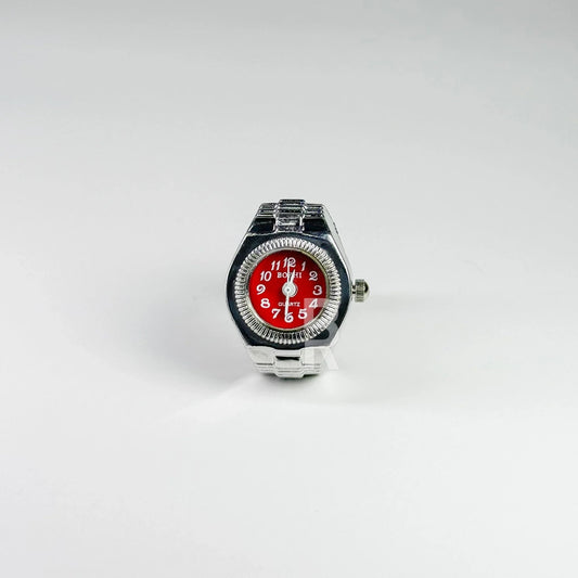 MILANO RING | SILVER RED