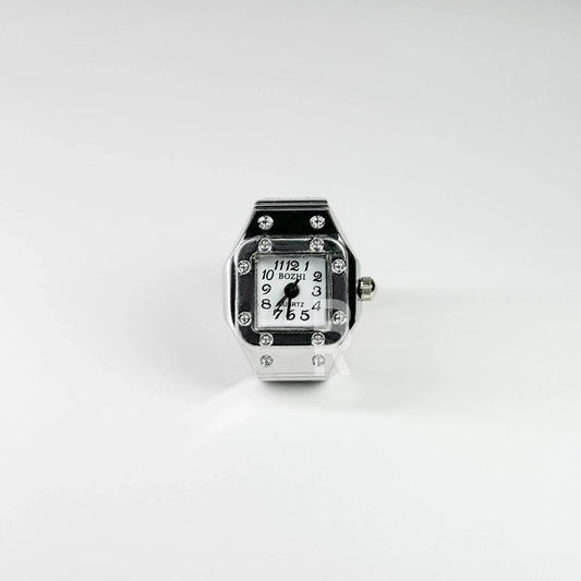 SANTOS RING | SILVER WHITE