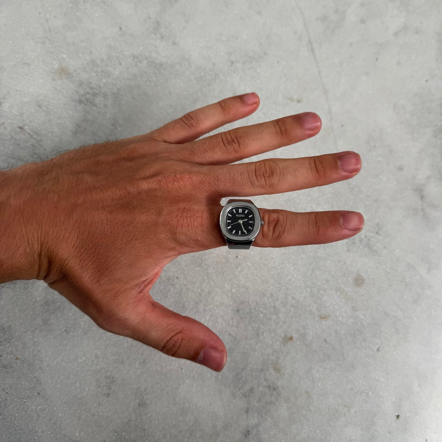 NAUTILUS RING | SILVER GREEN