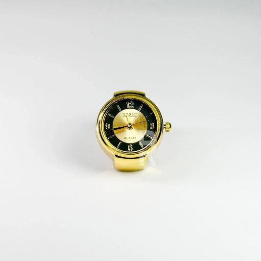 MIDNIGHT RING | GOLD BLACK