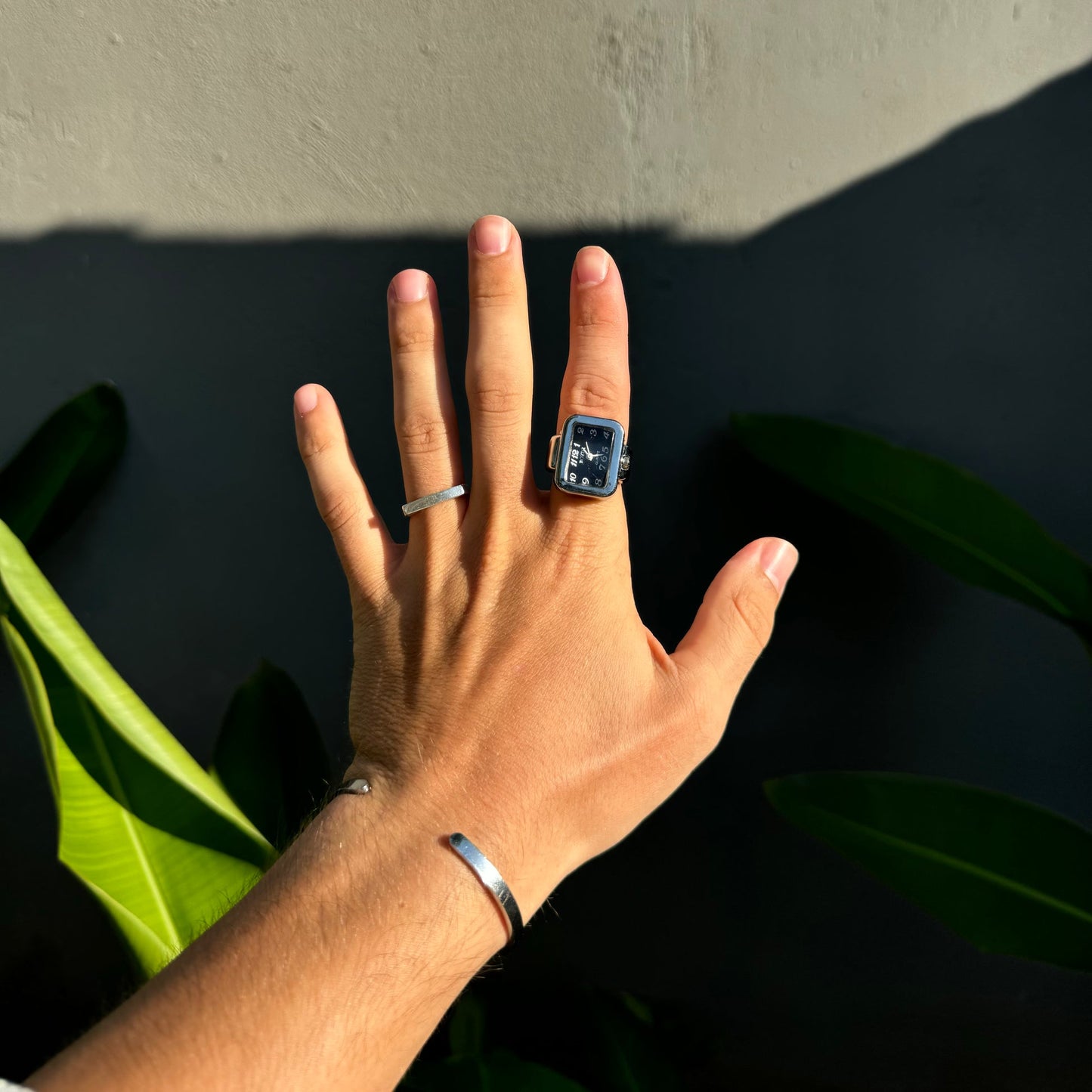 VINTAGE RING I SILVER BLUE