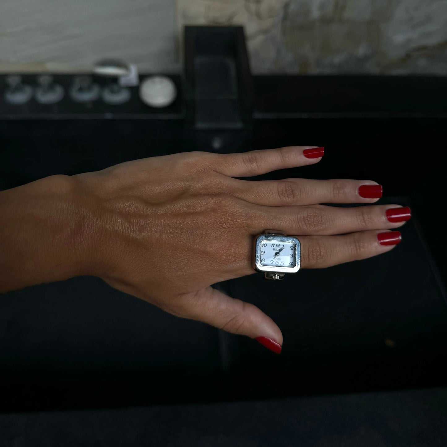 VINTAGE RING I SILVER BLUE