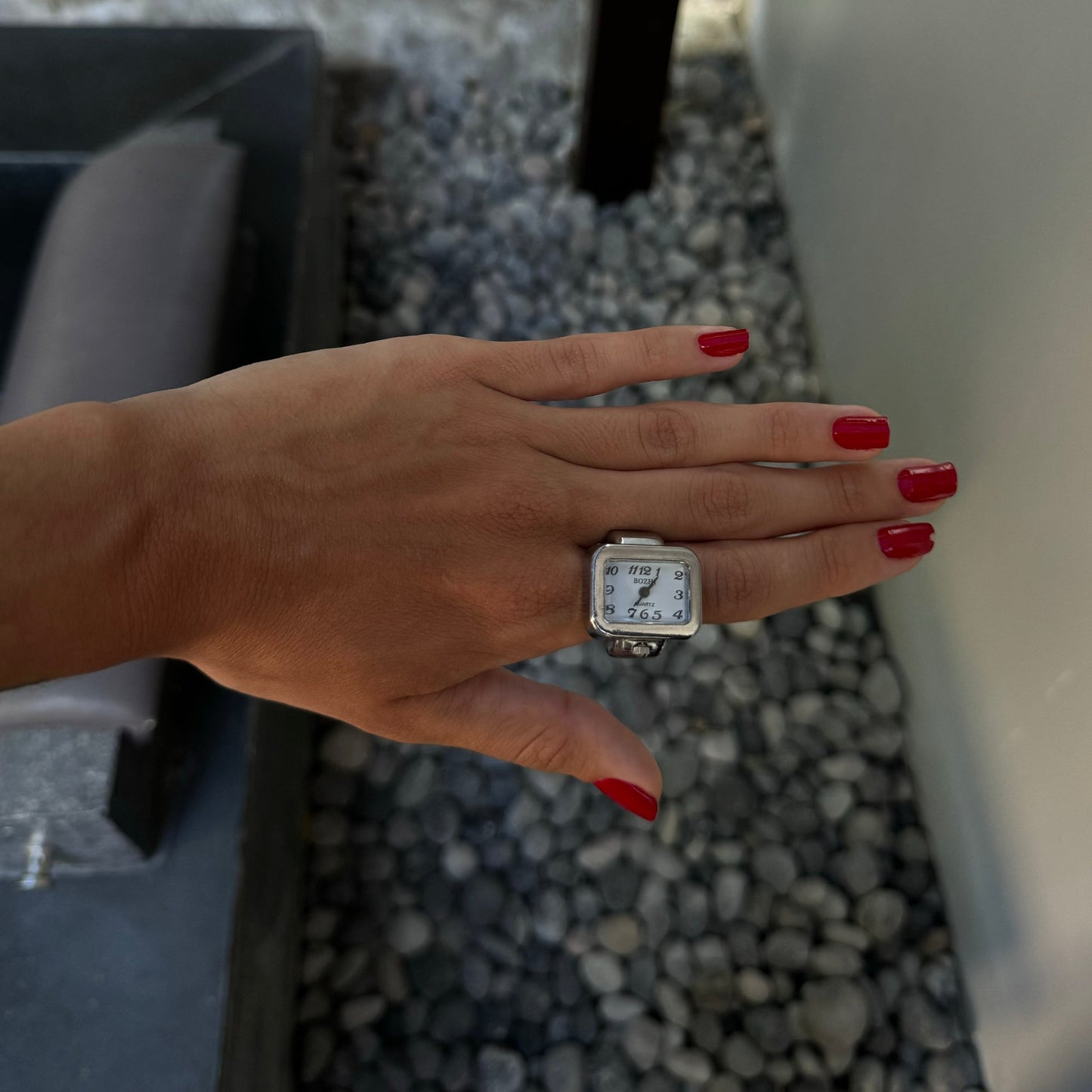 VINTAGE RING I SILVER BLUE