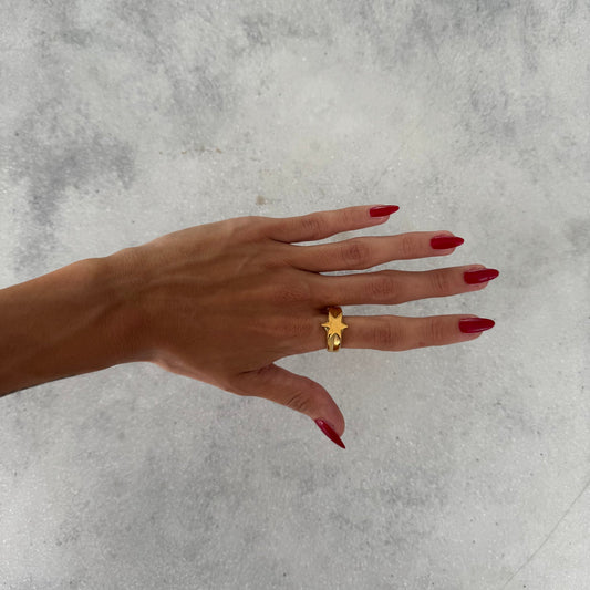 STAR RING | GOLD
