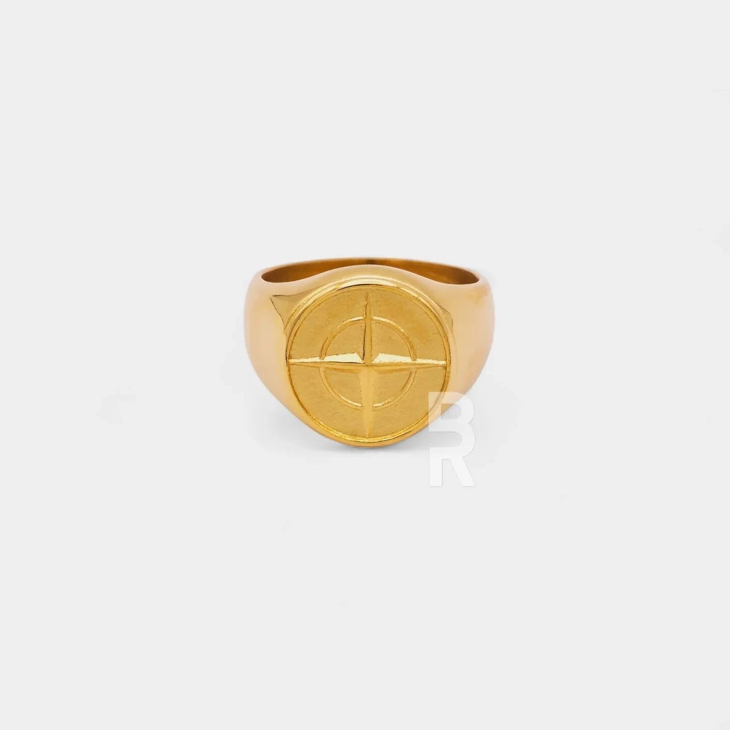 COMPASS RING | GOLD