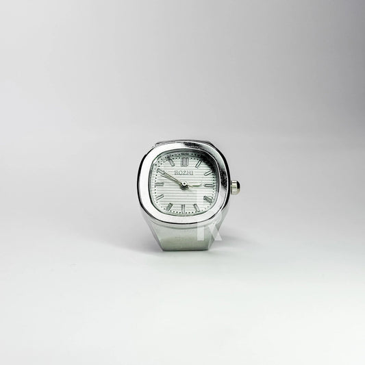 NAUTILUS RING | SILVER BLACK