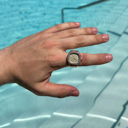 NAUTILUS RING | SILVER WHITE