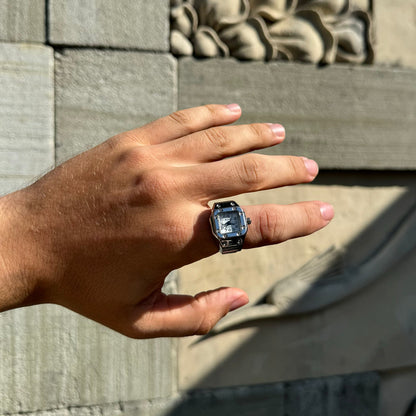 SANTOS RING | SILVER RED