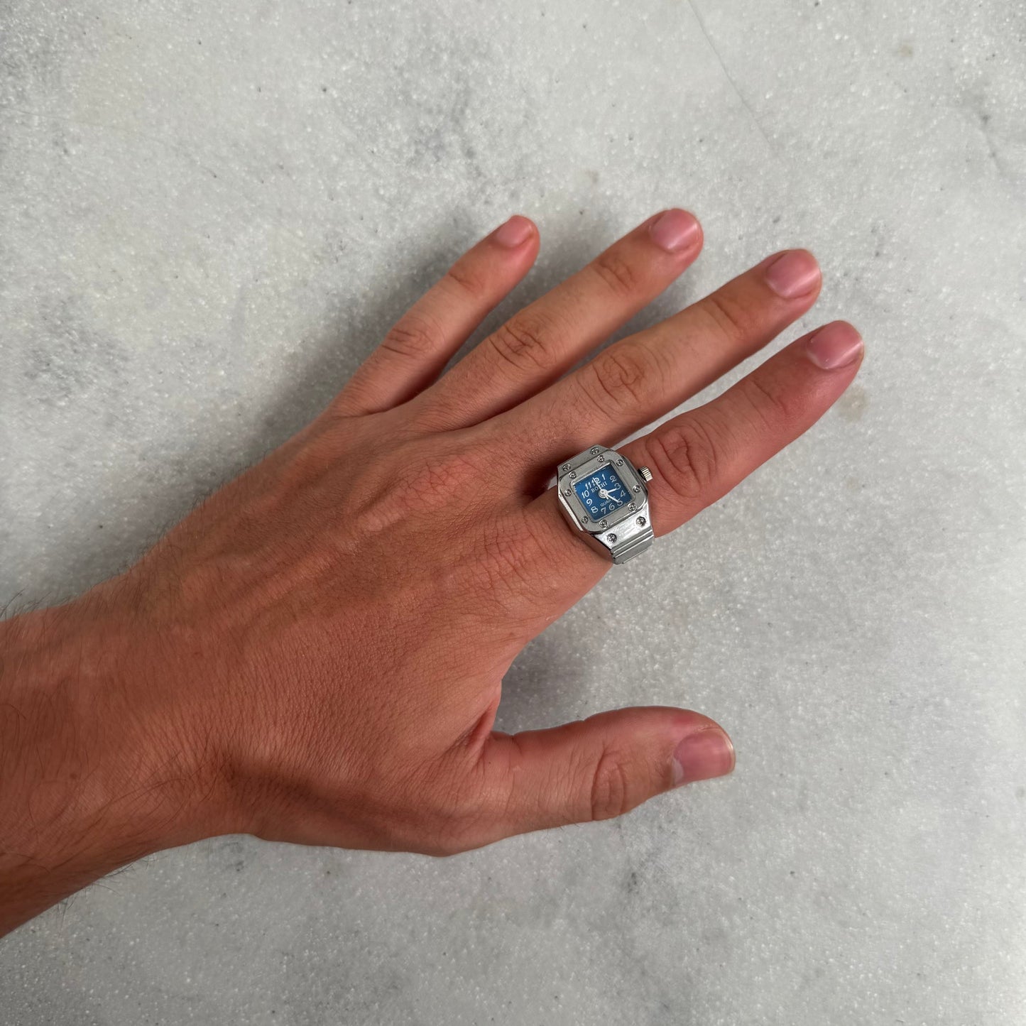 SANTOS RING | SILVER WHITE