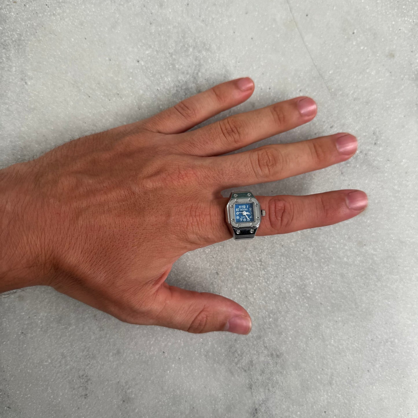 SANTOS RING | SILVER WHITE