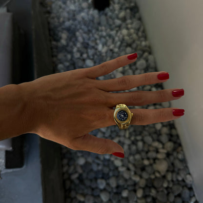 MILANO RING | SILVER BLACK