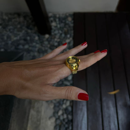 MIDNIGHT RING | GOLD BLUE