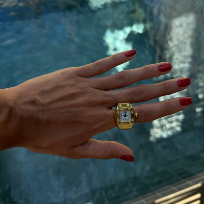 SANTOS RING | SILVER RED