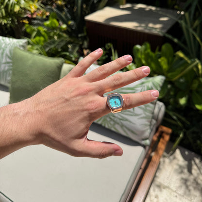 NAUTILUS RING | SILVER WHITE