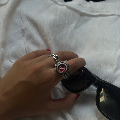MILANO RING | SILVER BLACK
