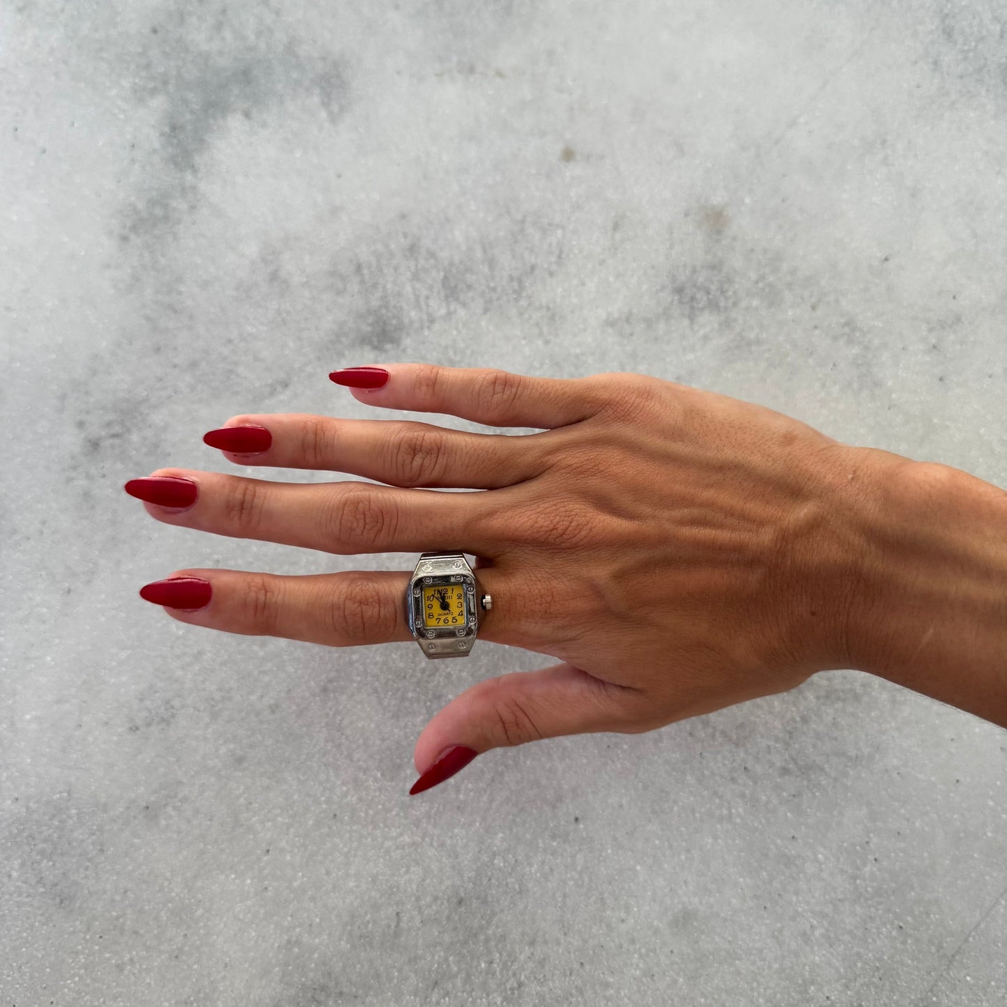 SANTOS RING | SILVER RED