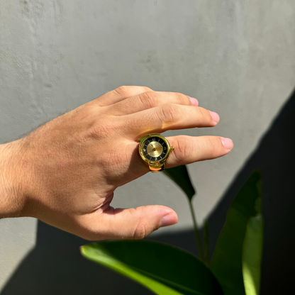 MIDNIGHT RING | GOLD BLUE