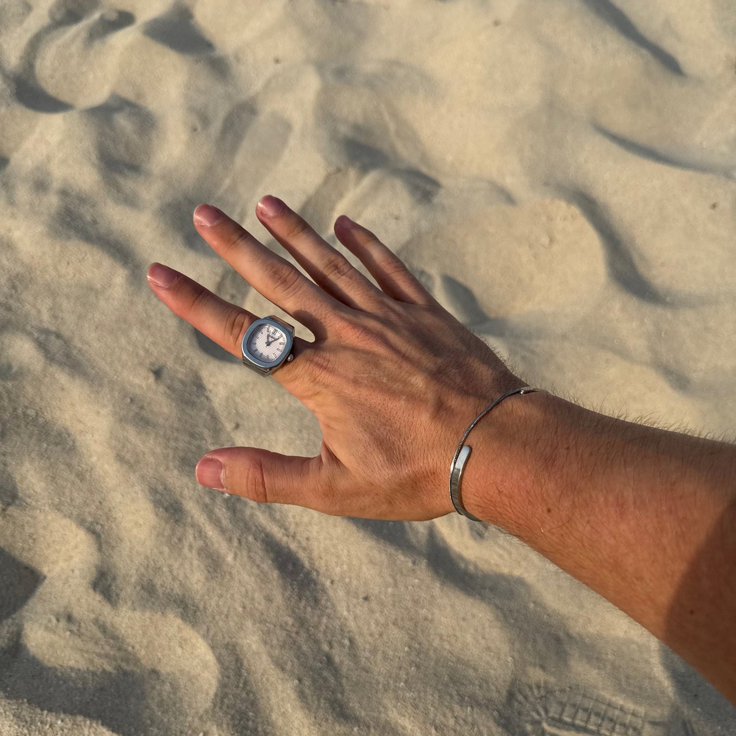 NAUTILUS RING | SILVER WHITE