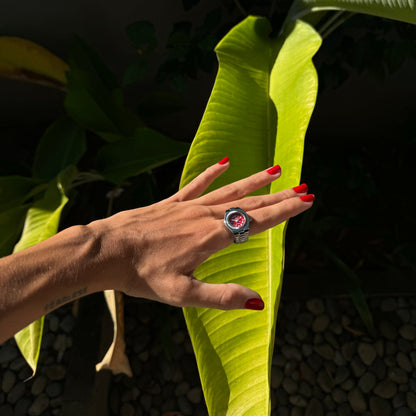 MILANO RING | SILVER BLACK