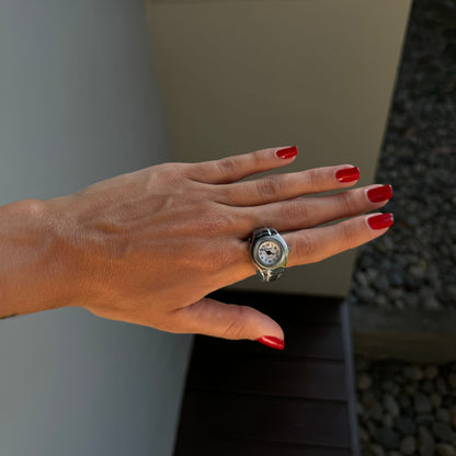 MILANO RING | SILVER BLACK