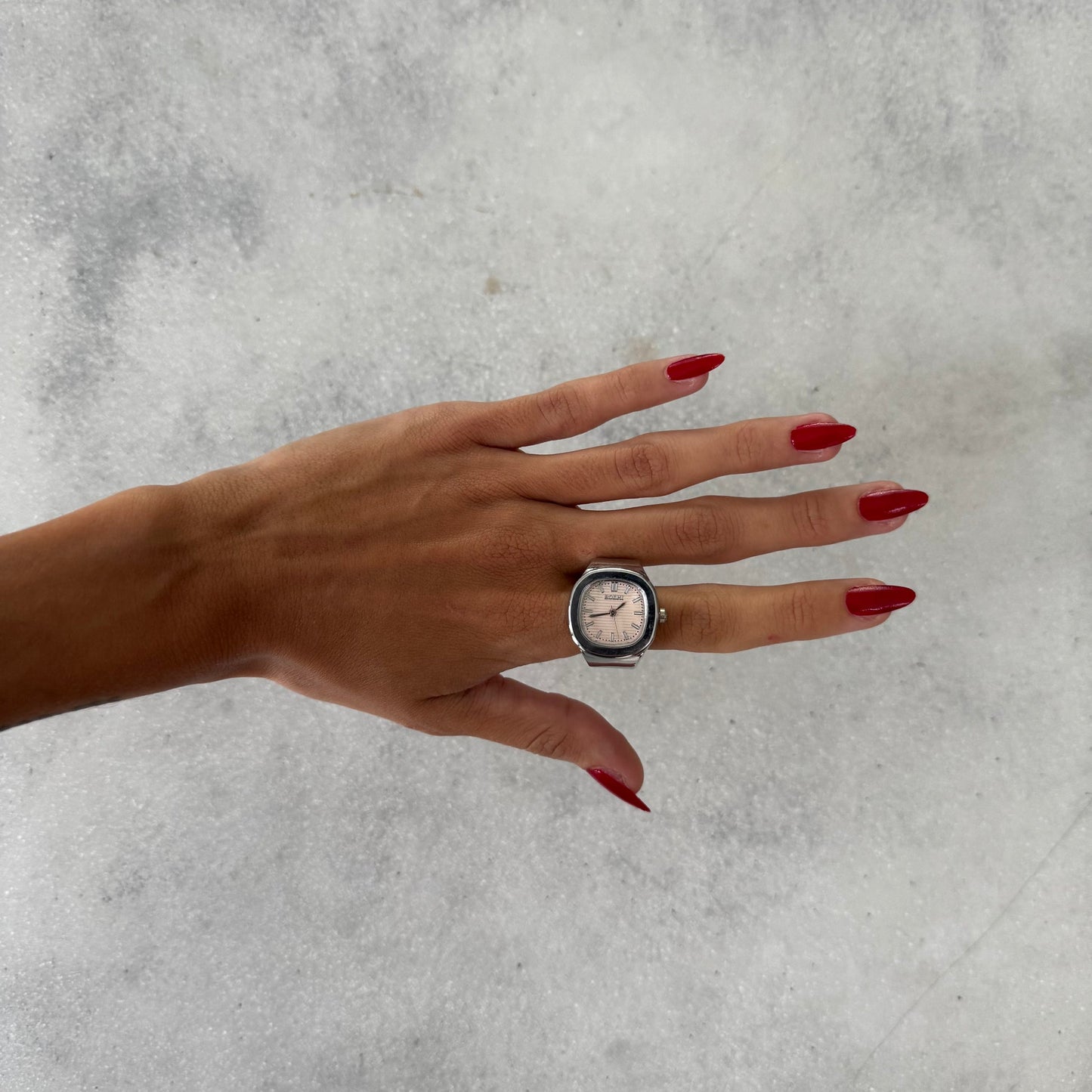 NAUTILUS RING | SILVER WHITE