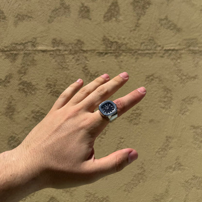 NAUTILUS RING | SILVER WHITE