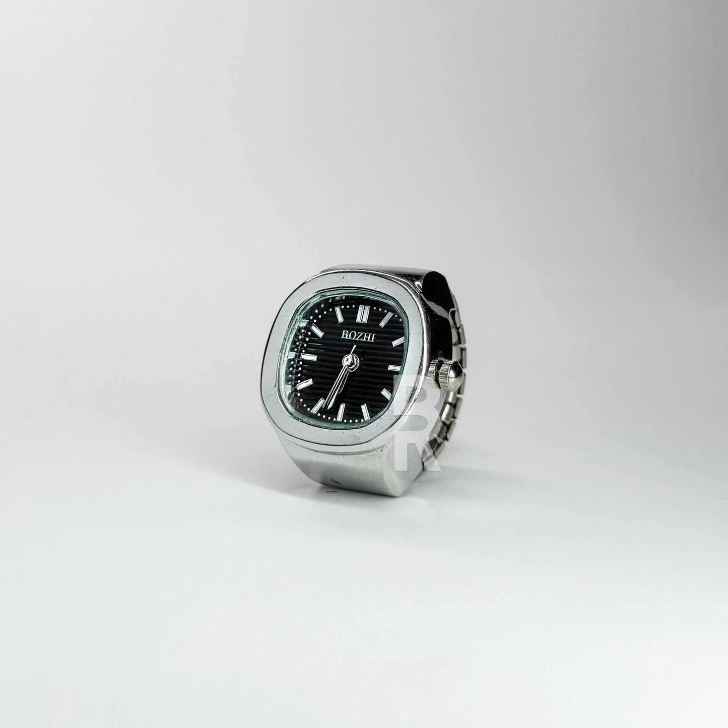 NAUTILUS RING | SILVER BLACK