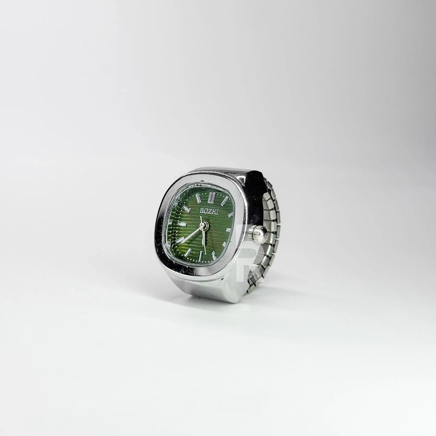 NAUTILUS RING | SILVER BLACK